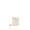 CHANEL 22C LIGHT BEIGE CAVIAR VERTICAL VANITY WITH CHAIN LGHW