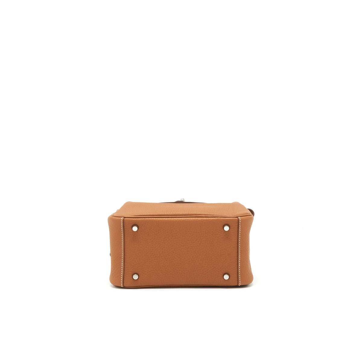 Hermes Mini Lindy Clemence Gold SHW