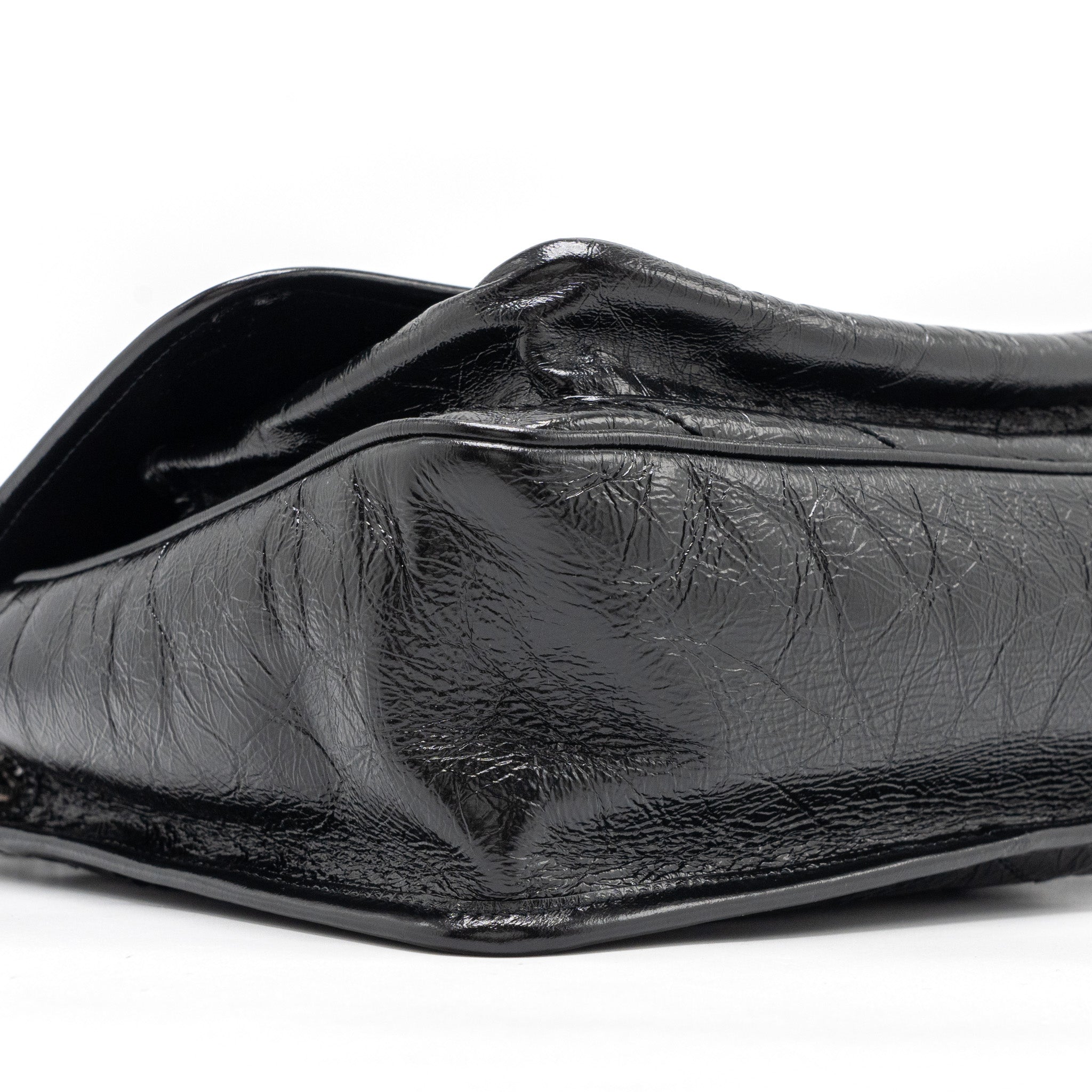 SAINT LAURENT MEDIUM NIKI CALFSKIN BLACK RUTHENIUM HARDWARE