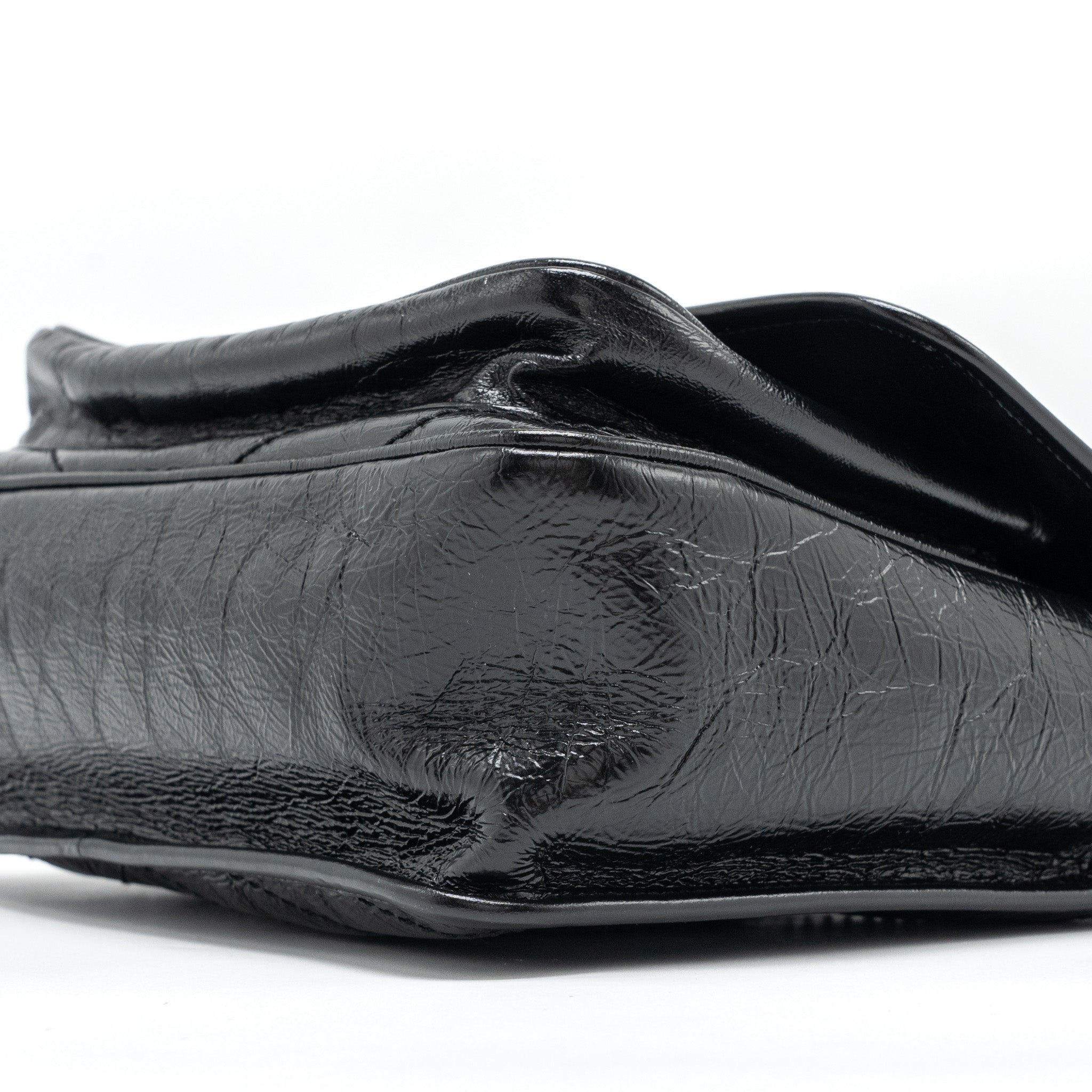 SAINT LAURENT MEDIUM NIKI CALFSKIN BLACK RUTHENIUM HARDWARE