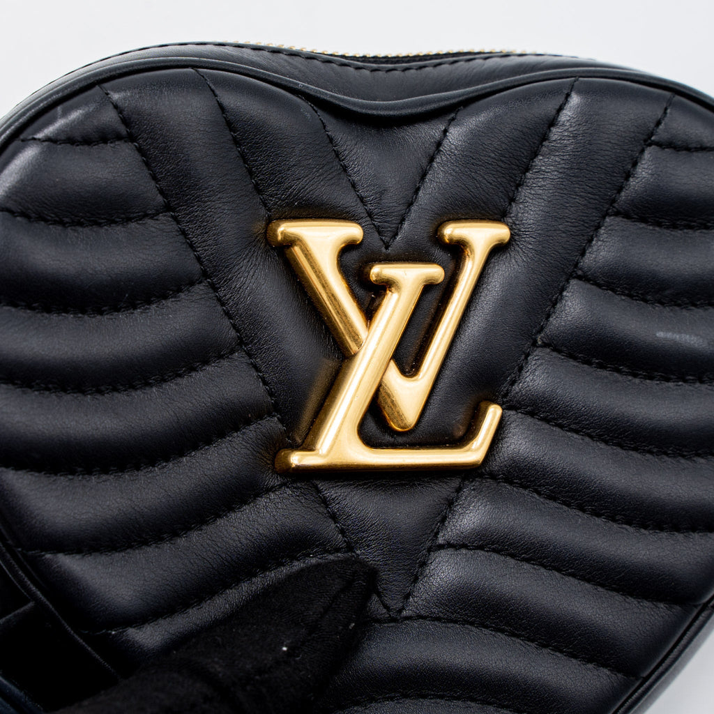 LOUIS VUITTON COEUR NEW WAVE HEART BAG CALFSKIN BLACK GHW