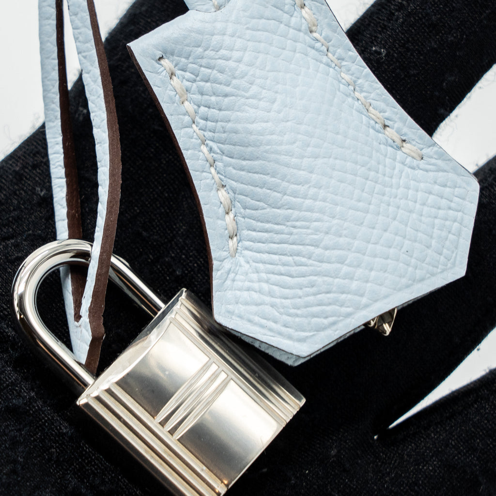 HERMES BIRKIN 25 EPSOM BLUE BRUME SHW