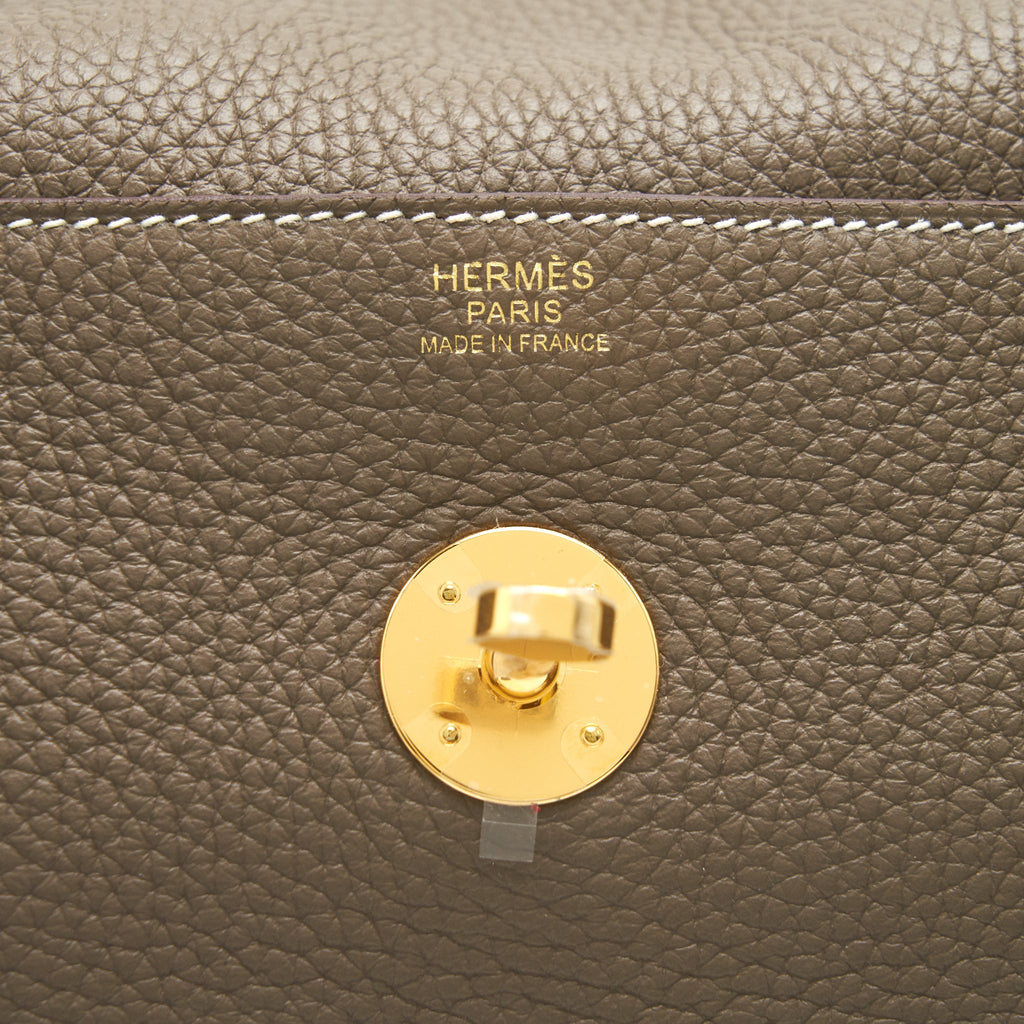 Hermes Lindy 30 Etoupe GHW