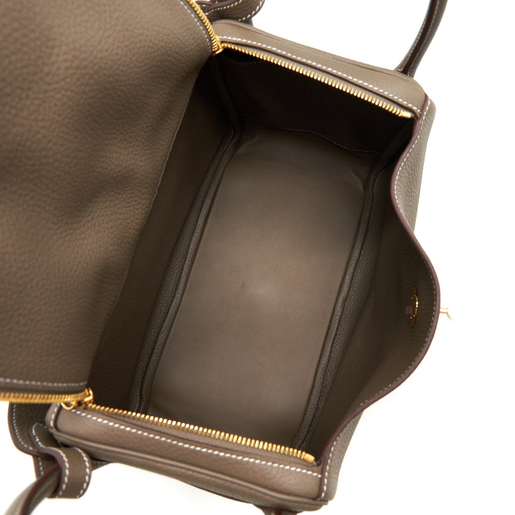 Hermes Lindy 30 Etoupe GHW