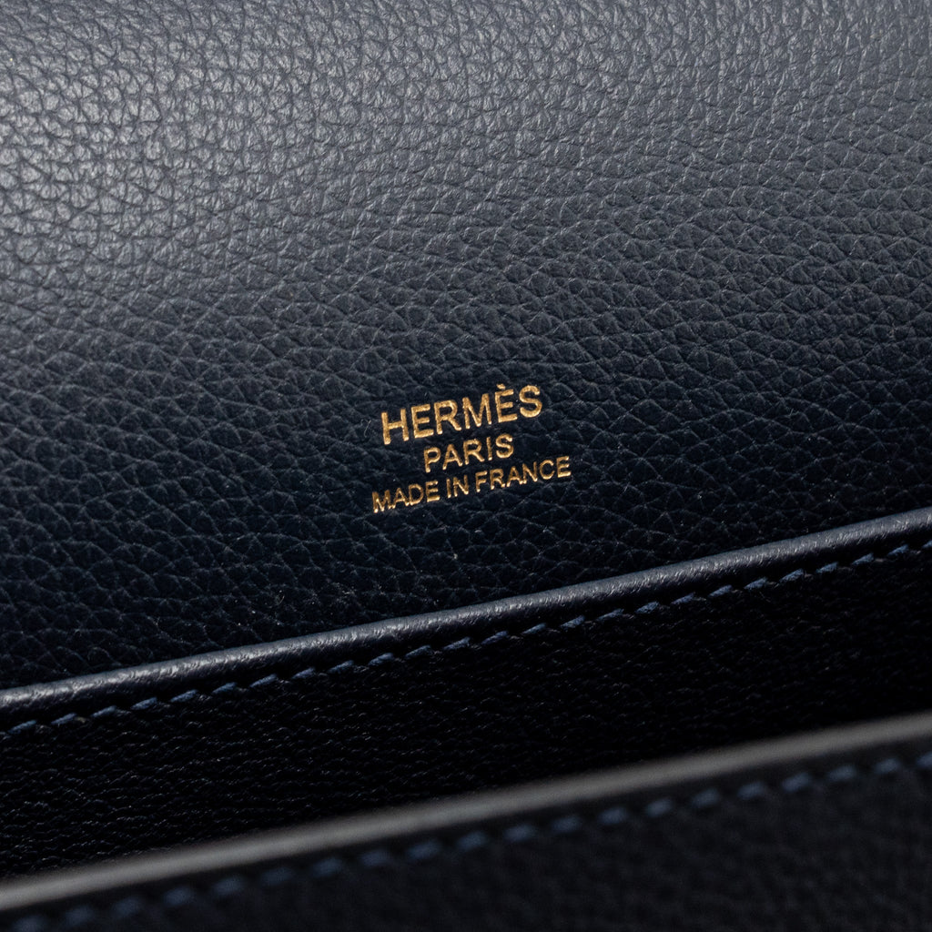 HERMES MINI ROULIS EVERCOLOR BLUE NUIT GHW