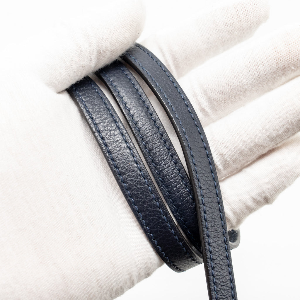 HERMES MINI ROULIS EVERCOLOR BLUE NUIT GHW