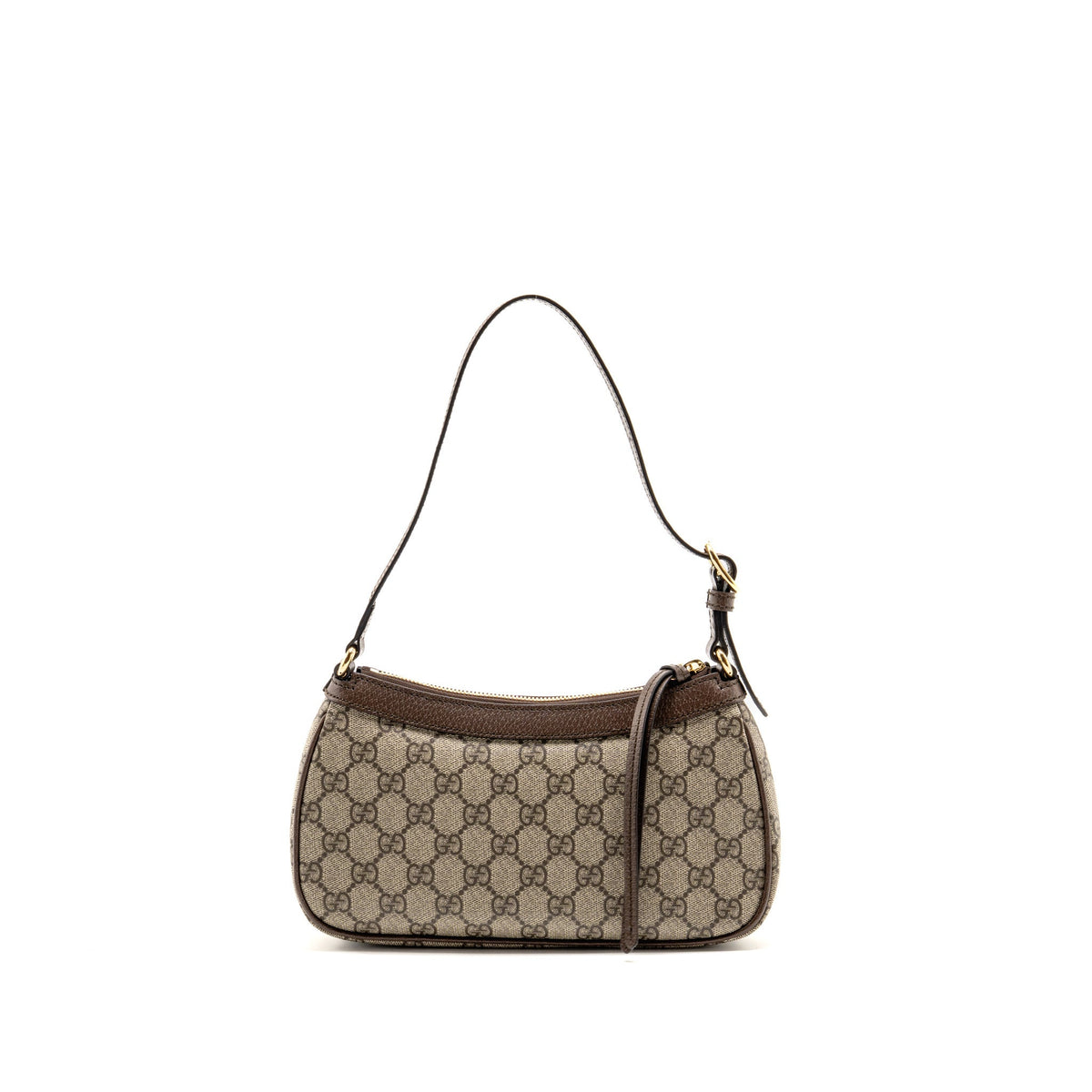 Gucci Ophidia Small Shoulder Bag GG Supreme Canvas Beige/Dark Brown GHW
