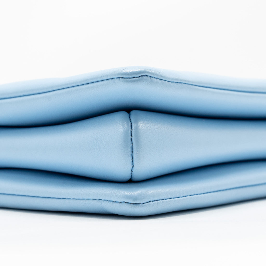 LOUIS VUITTON COUSSIN PM LAMBSKIN BABY BLUE GHW