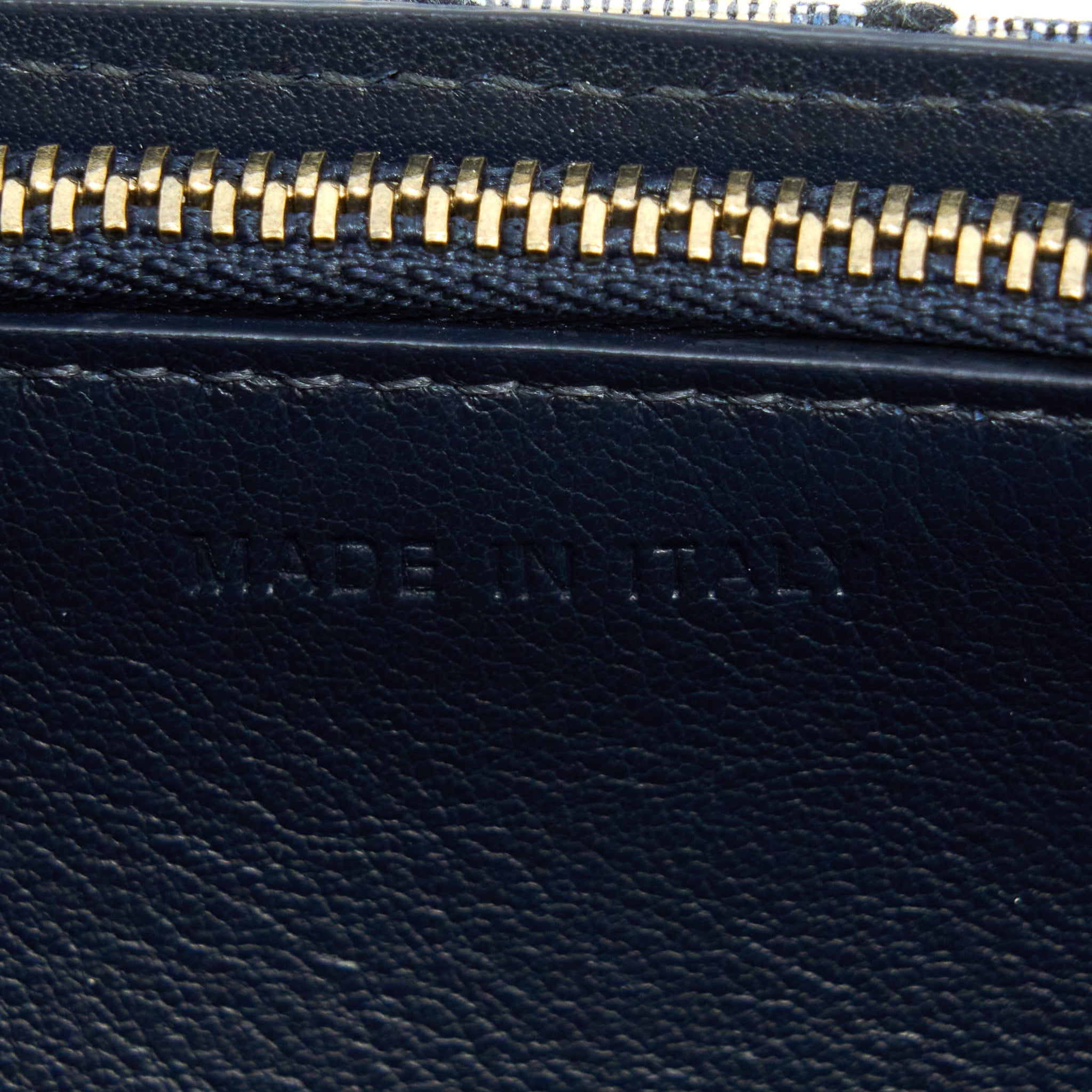 DIOR SADDLE BELT POUCH OBLIQUE BLUE GHW
