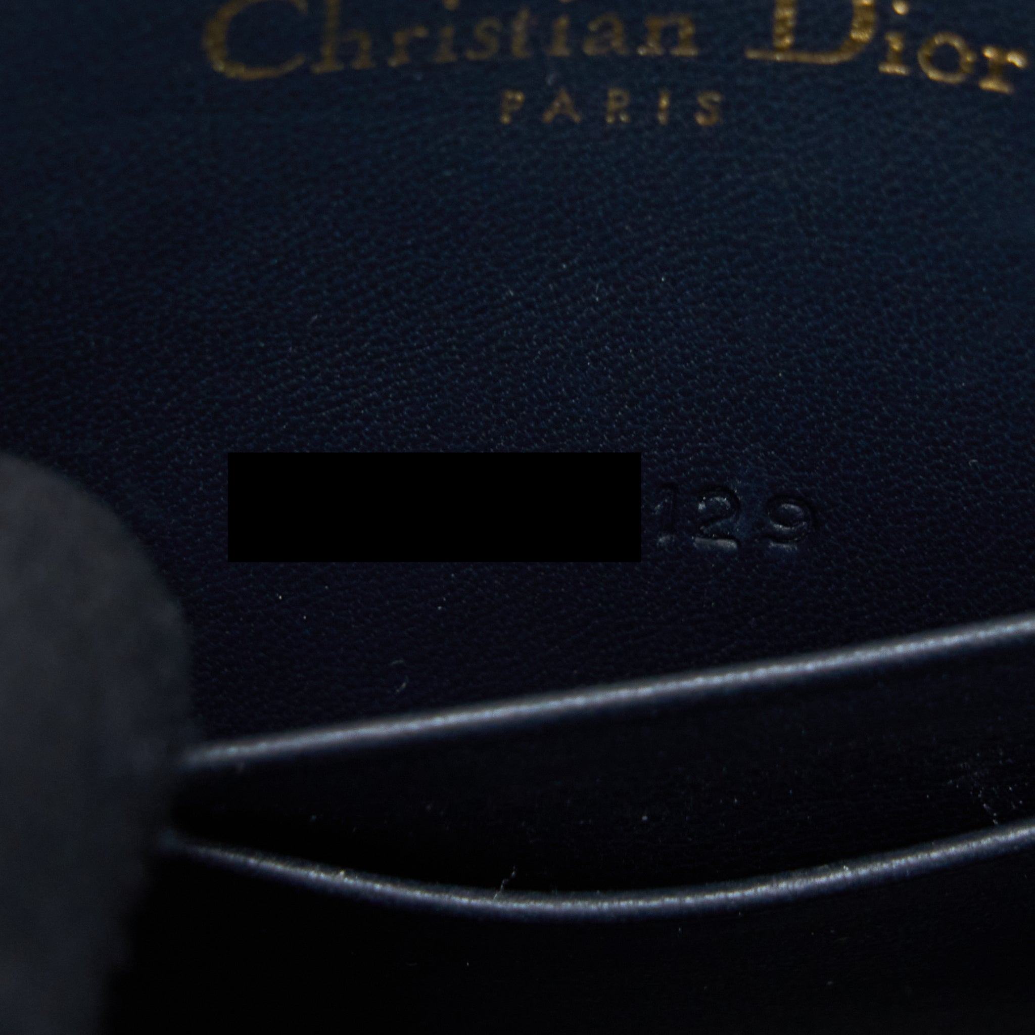 DIOR SADDLE BELT POUCH OBLIQUE BLUE GHW