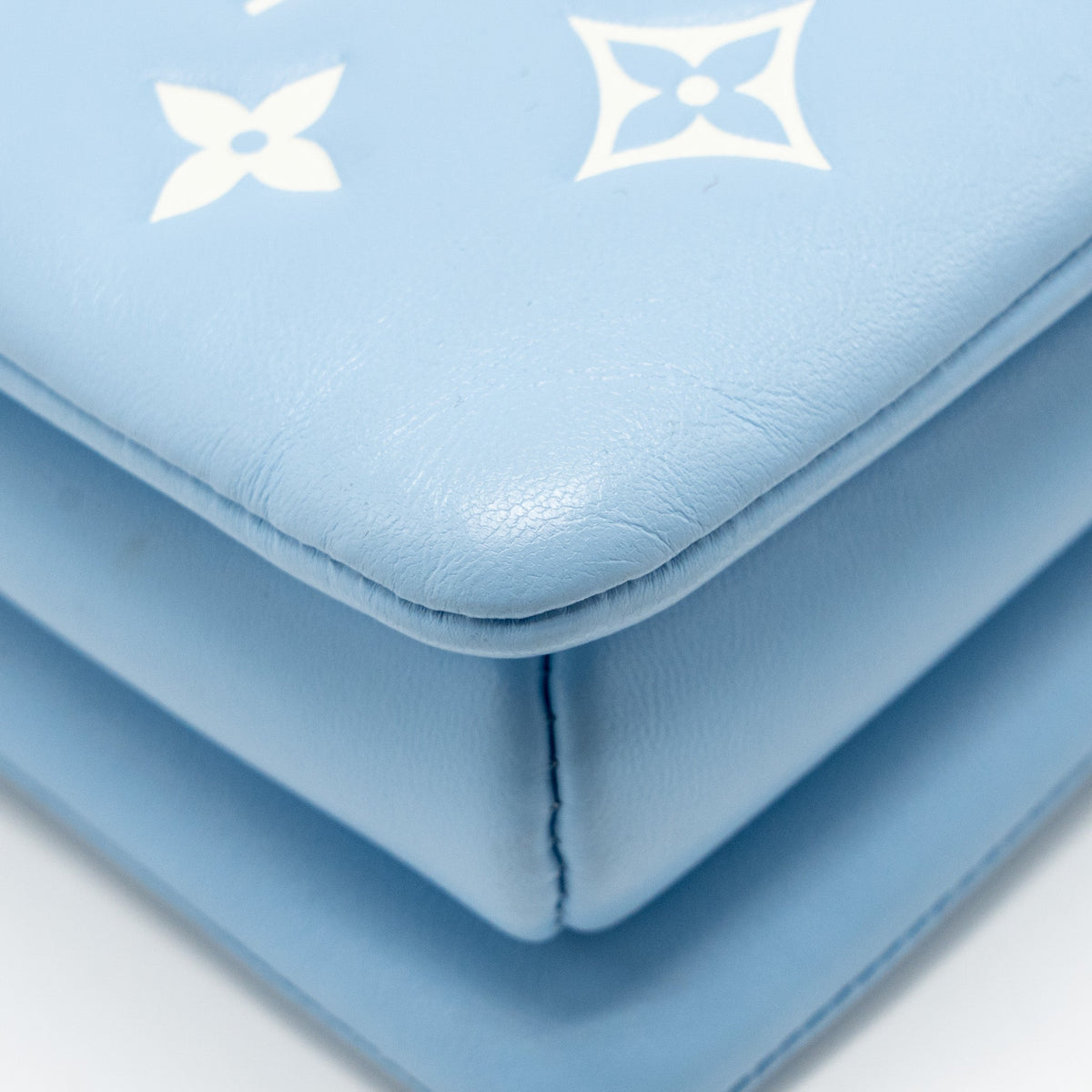 LOUIS VUITTON COUSSIN PM LAMBSKIN BABY BLUE GHW