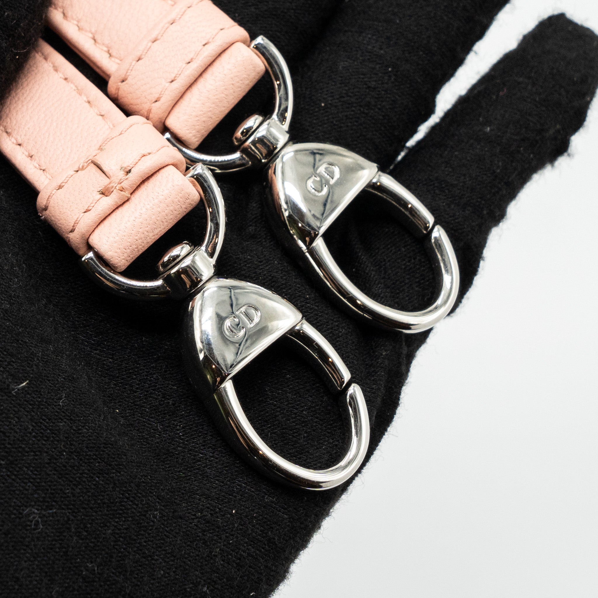 DIOR MINI LADY DIOR LAMBSKIN LIGHT PINK SHW