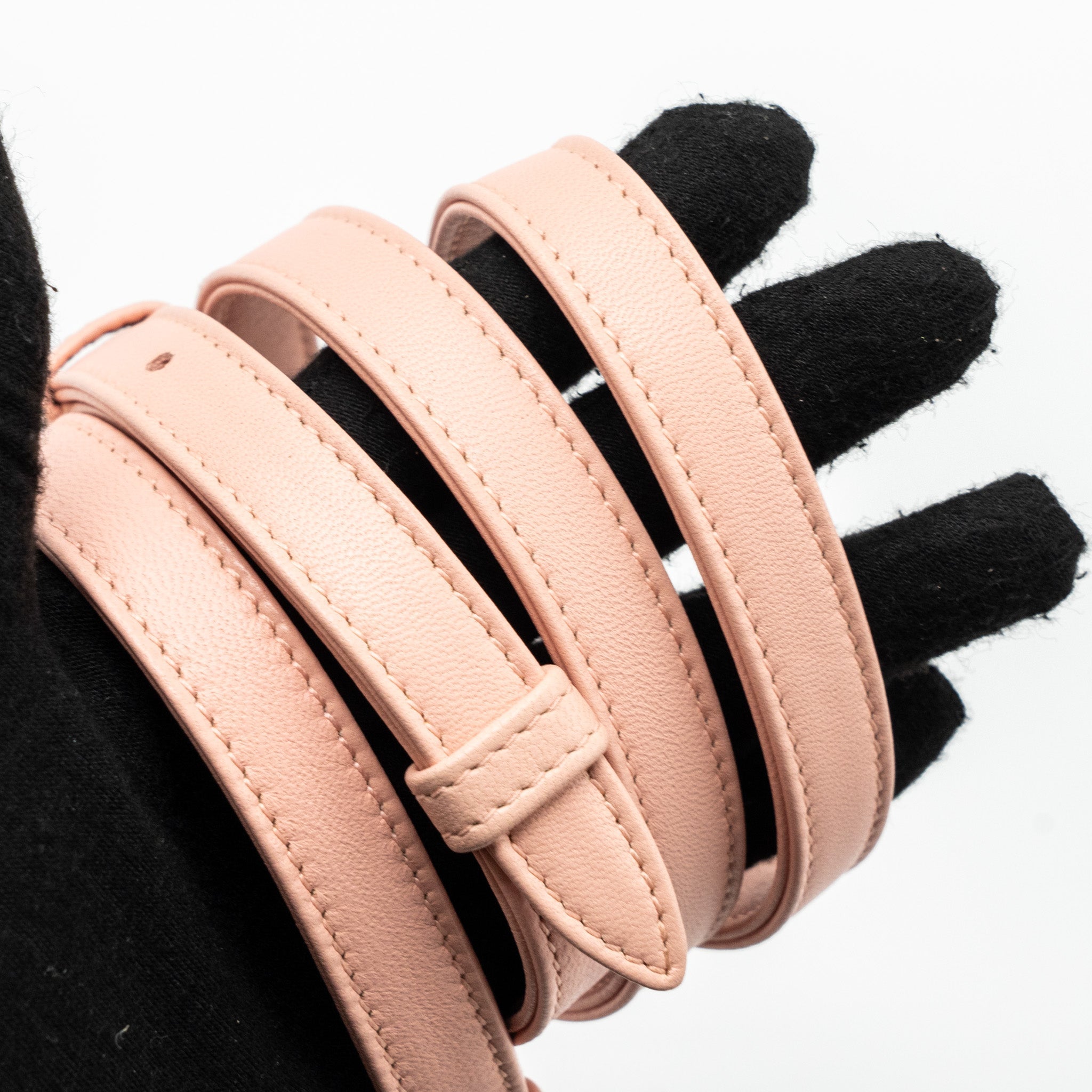 DIOR MINI LADY DIOR LAMBSKIN LIGHT PINK SHW