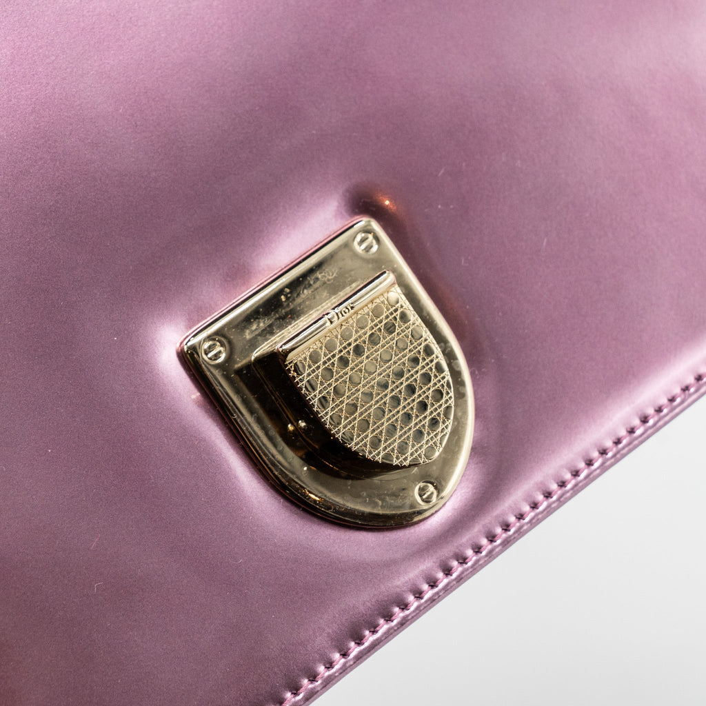 DIOR DIORAMA BAG METALLIC PINK LGHW