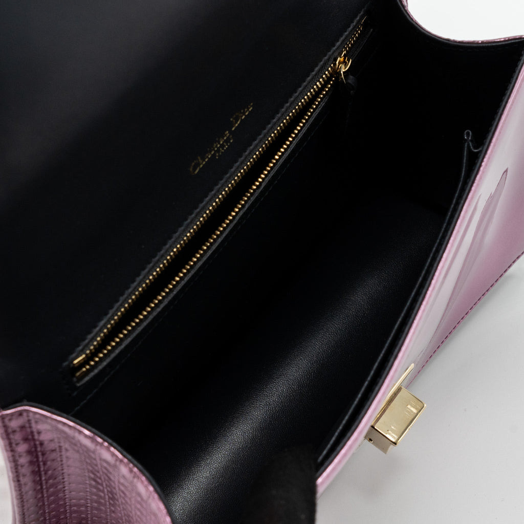 DIOR DIORAMA BAG METALLIC PINK LGHW