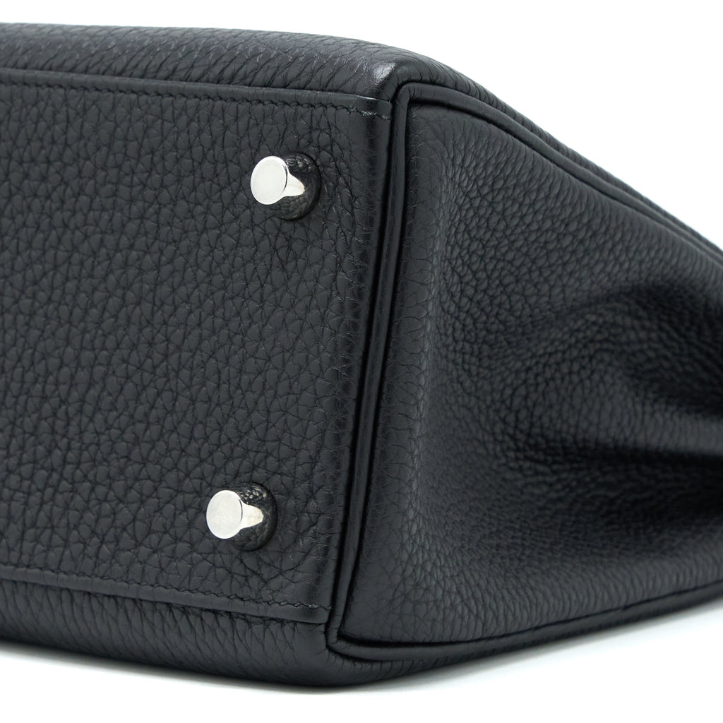 Hermes Kelly 25 Togo Black SHW