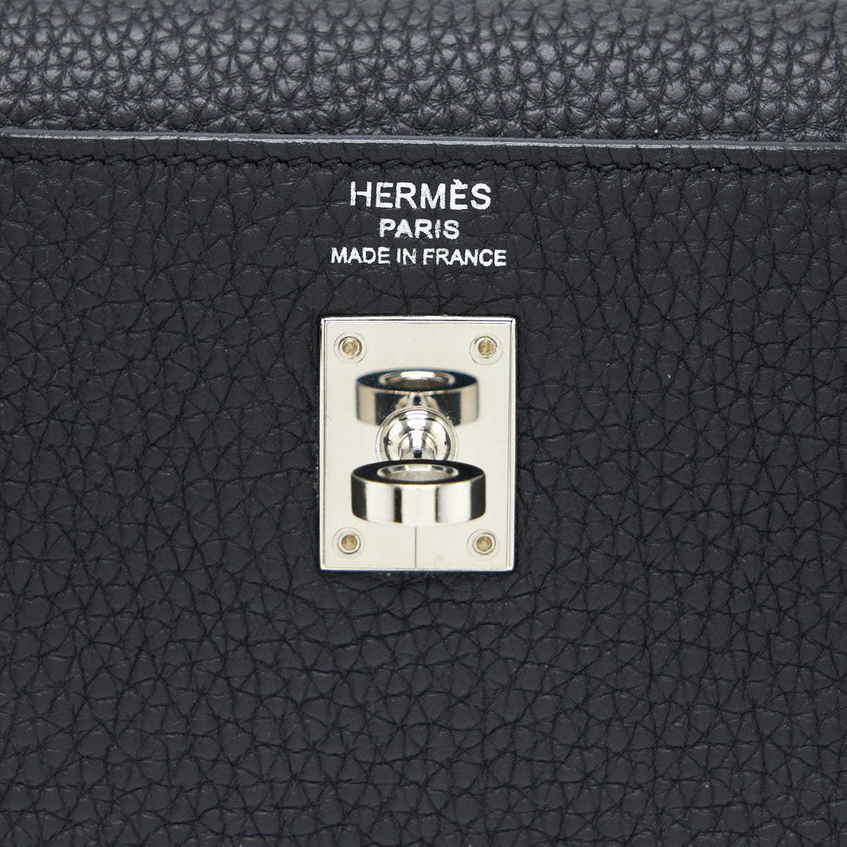 Hermes Kelly 25 Togo Black SHW
