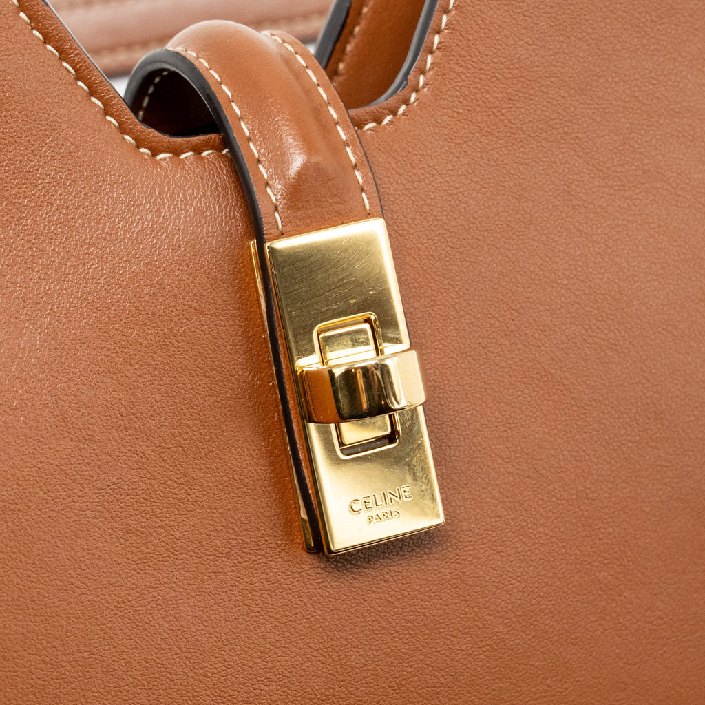 Celine shoulder Camille 16 soft smooth calfskin tan GHW