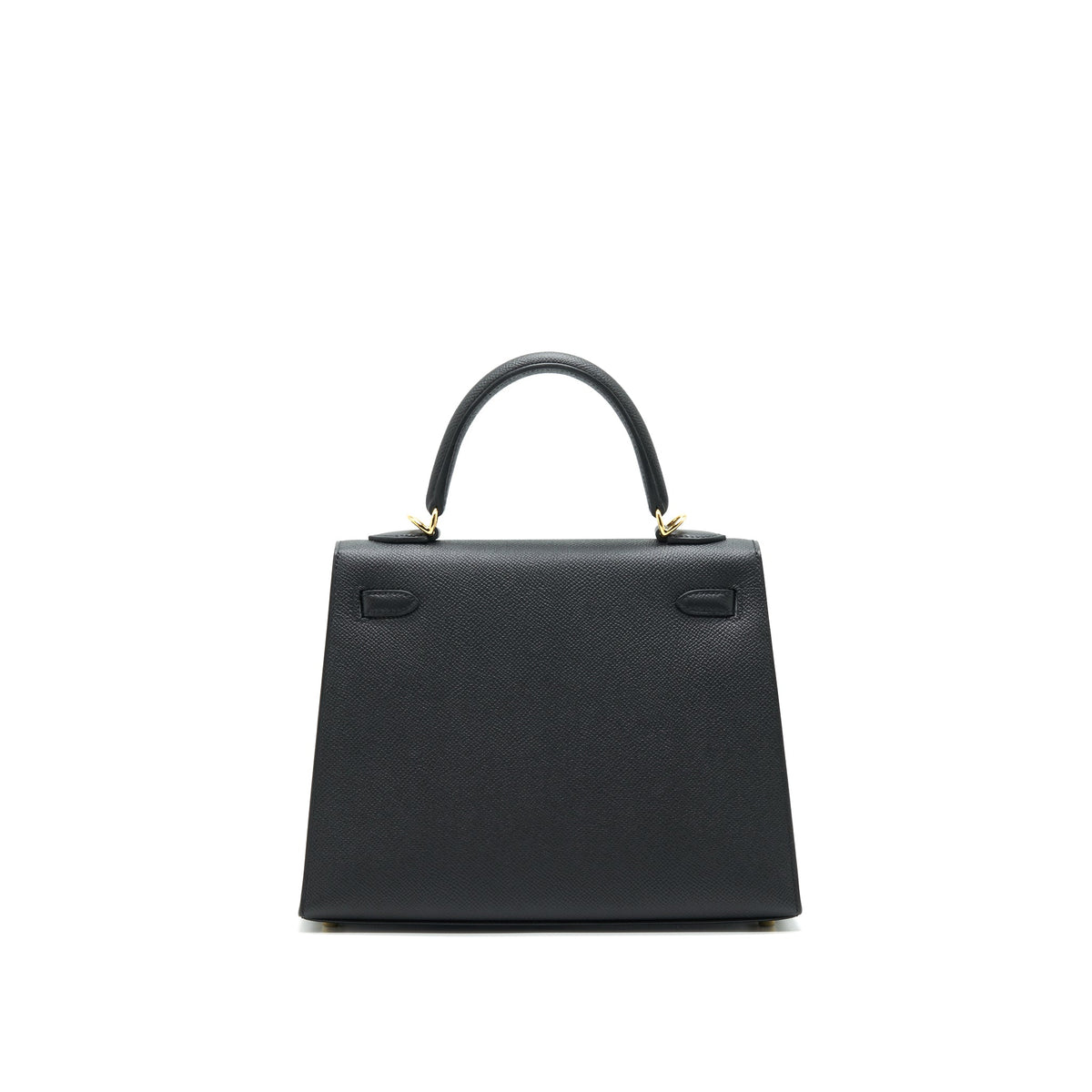 Hermes Kelly Sellier 25 Epsom Black GHW