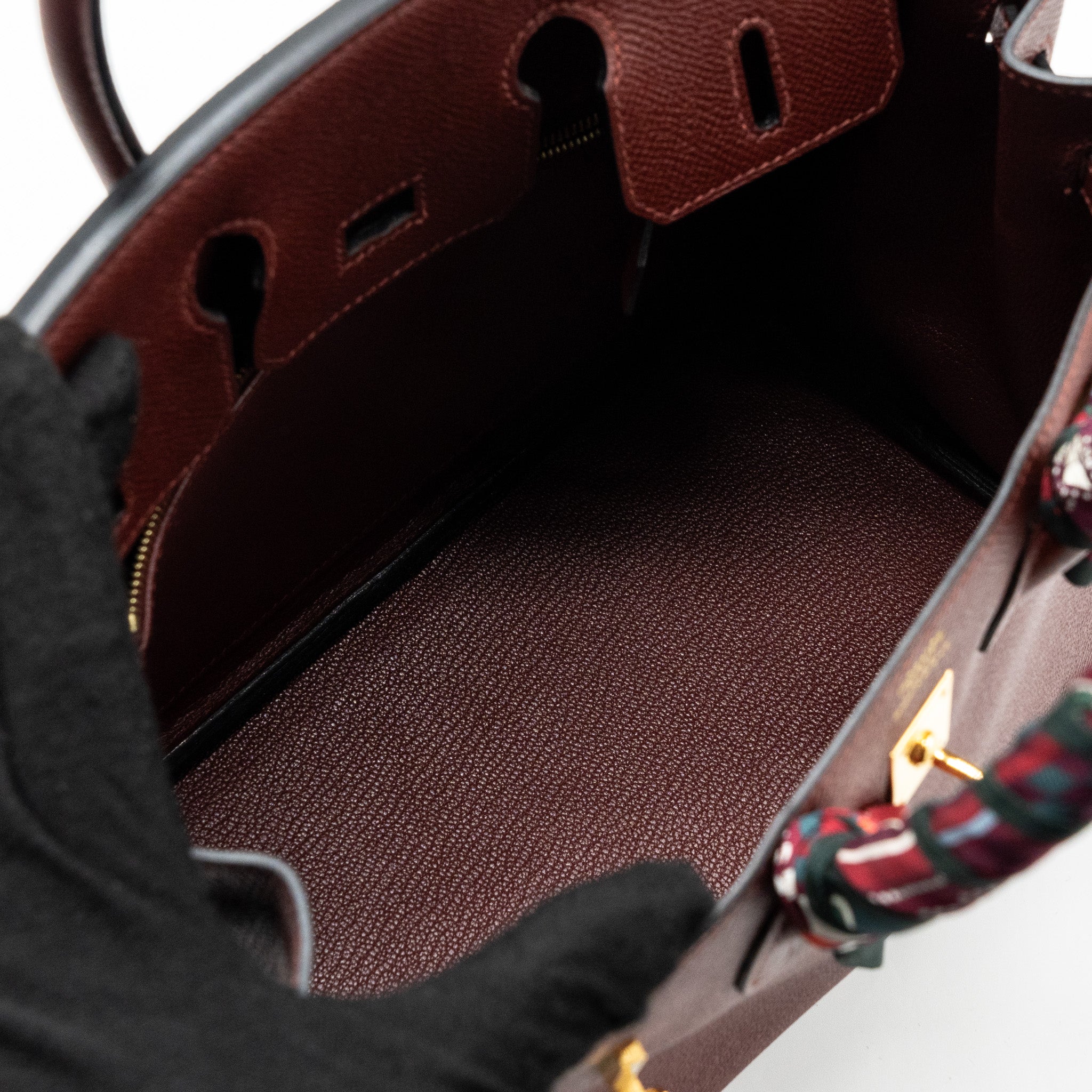 HERMES BIRKIN 25 EPSOM ROUGE H GHW