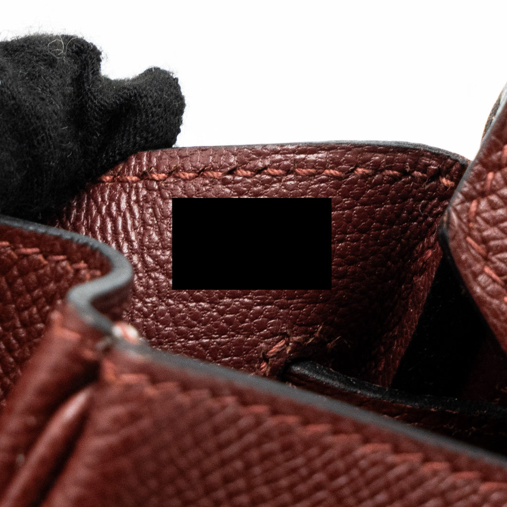HERMES BIRKIN 25 EPSOM ROUGE H GHW