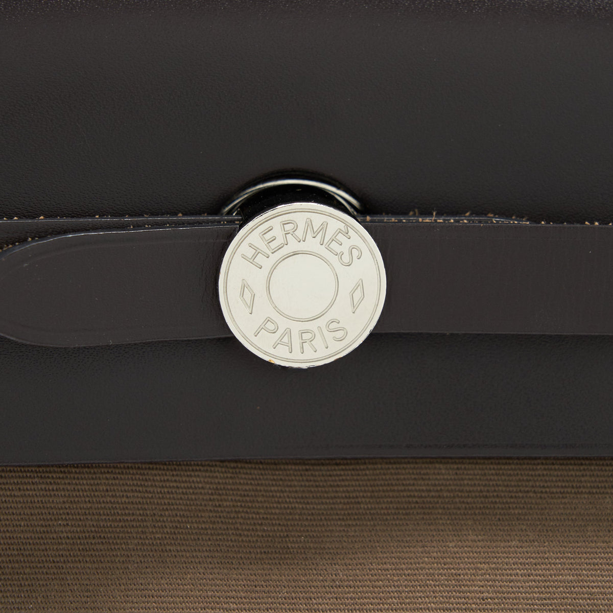 Hermes Herbag zip 31 bag Etoupe/Ebene SHW