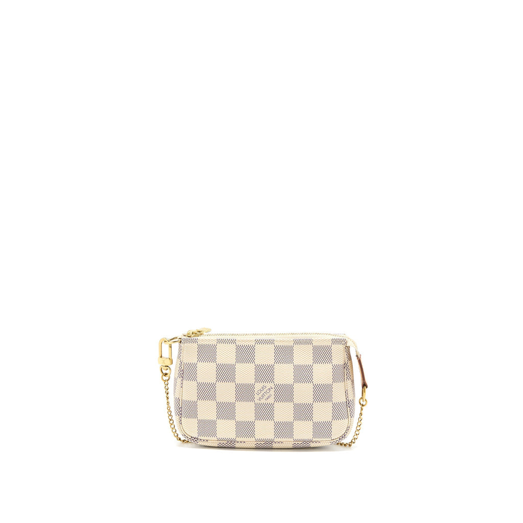LOUIS VUITTON MINI POCHETTE DAMIER AZUR CANVAS GHW