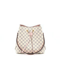 LOUIS VUITTON NEO NOE BUCKET BAG DAMIER AZUR/PINK GHW