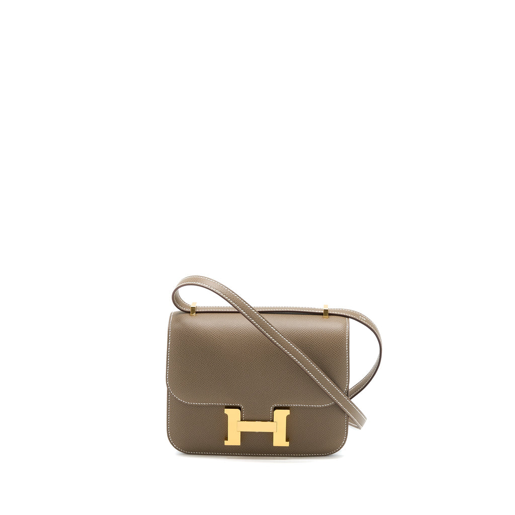 Hermes Mini Constance Epsom Etoupe GHW (New Version)