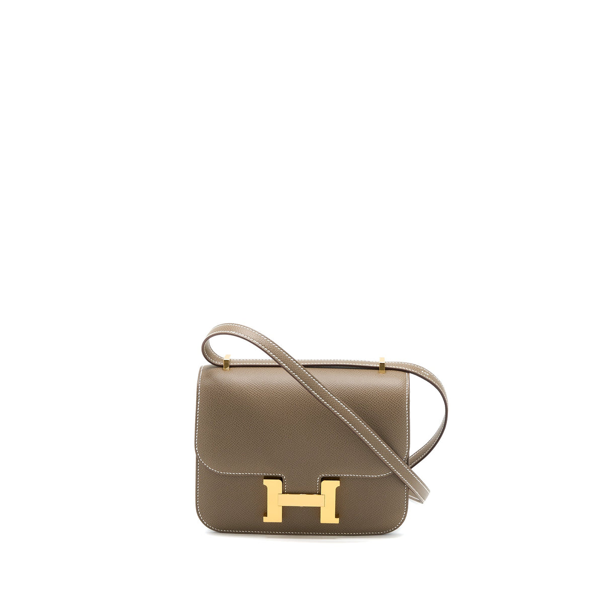 Hermes Mini Constance Epsom Etoupe GHW (New Version)