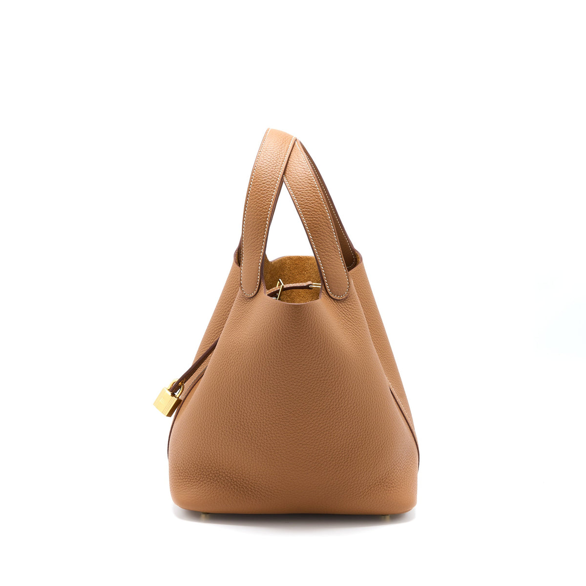 Hermes Picotin 22 Lock Bag Clemence Gold GHW