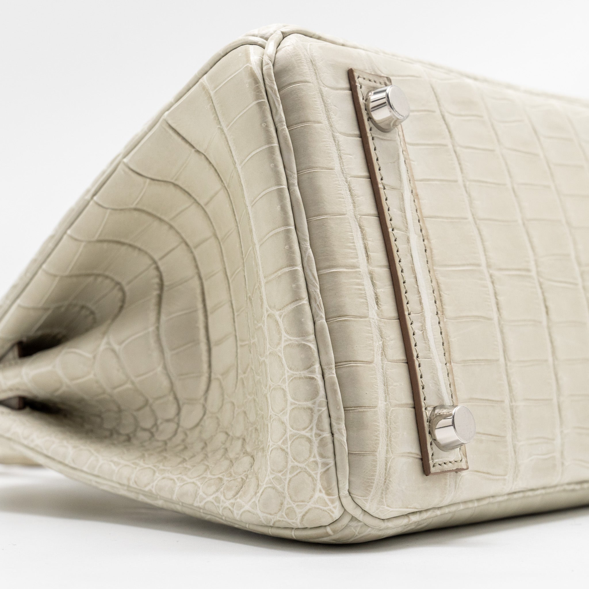HERMES BIRKIN 25 CROCODILE POROSUS BETON SHW