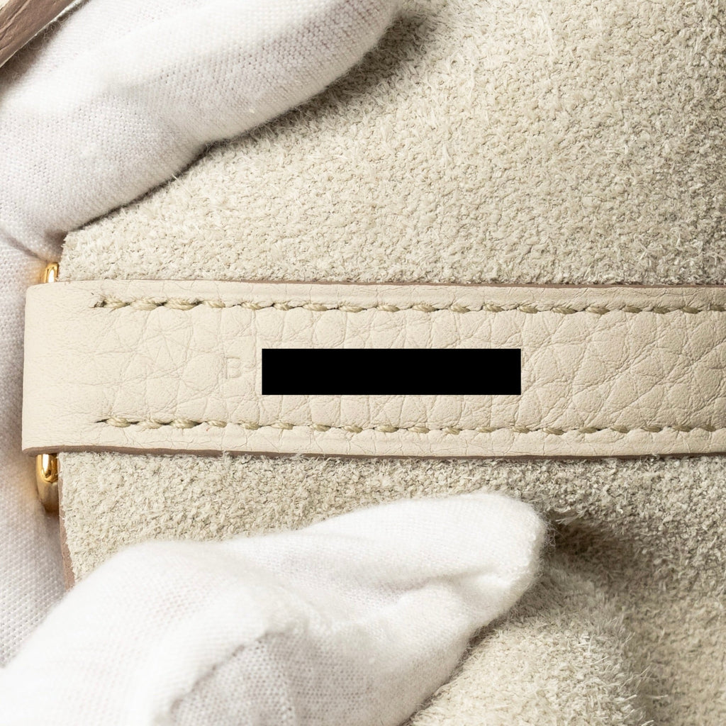 HERMES PICOTIN 18 LOCK BAG CLEMENCE BETON GHW