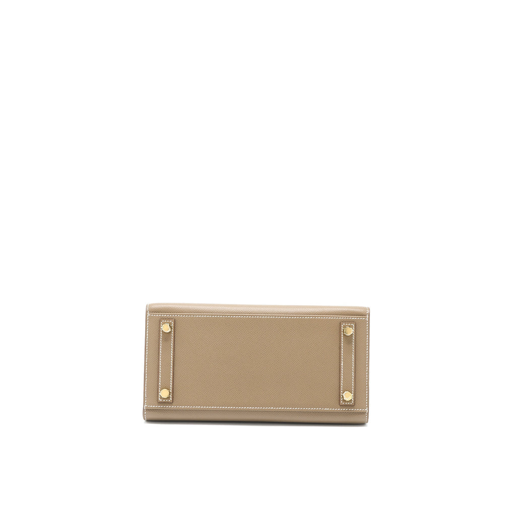 HERMES BIRKIN 25 EPSOM ETOUPE GHW