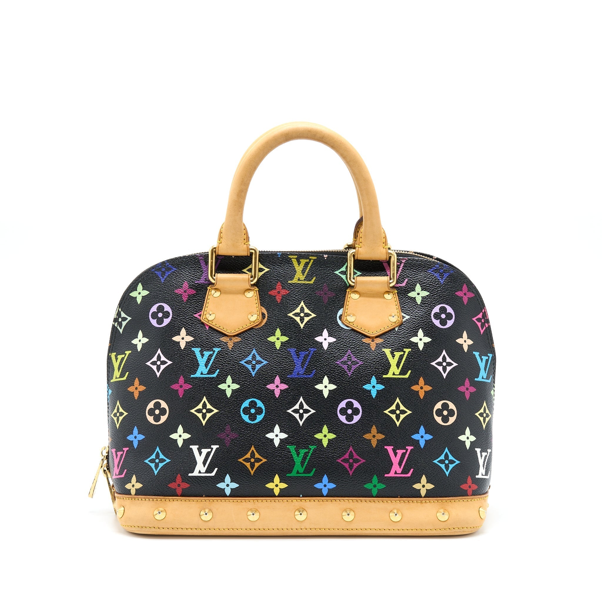 LOUIS VUITTON ALMA BAG MONOGRAM CANVAS MULTICOLOUR/ BLACK GHW