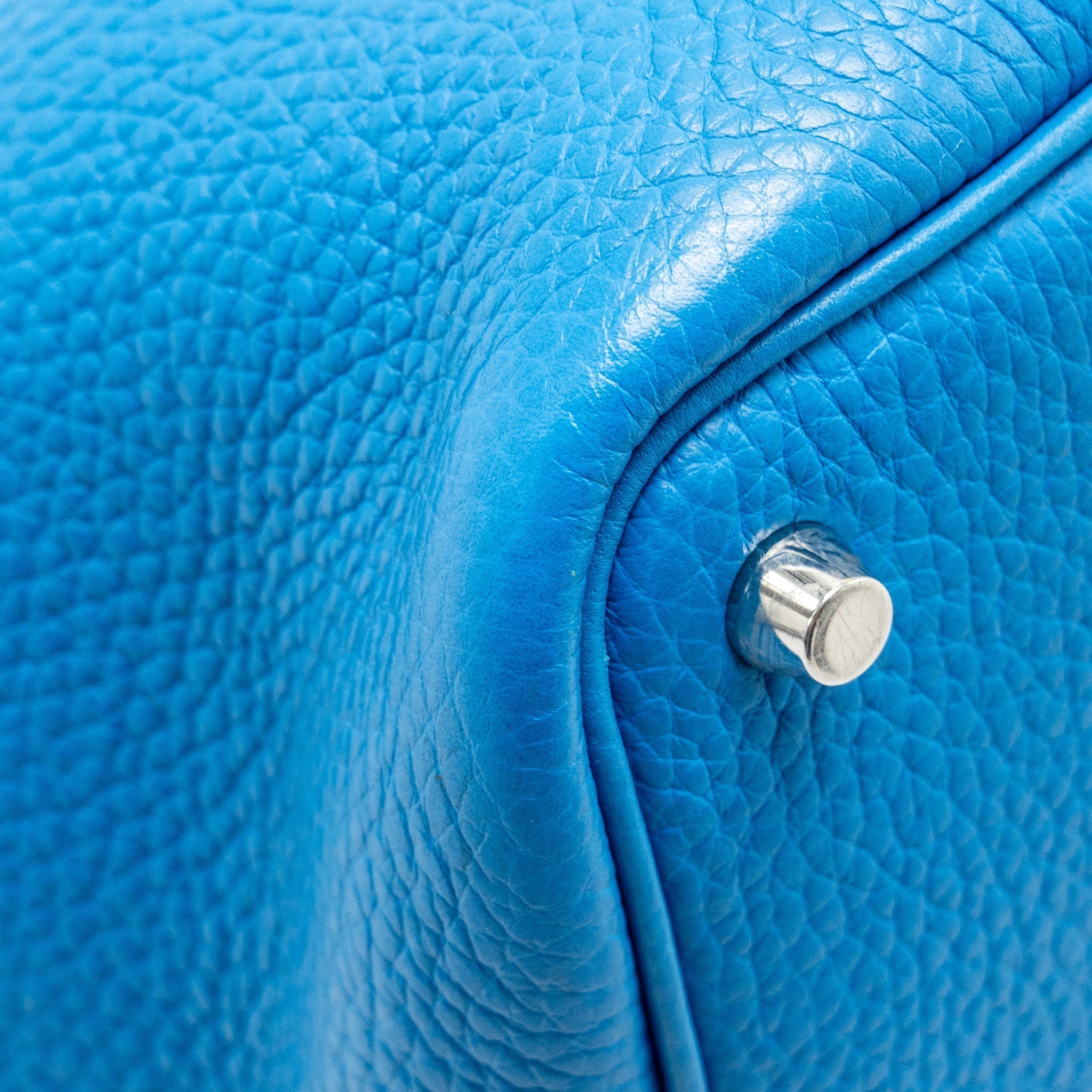 HERMES PICOTIN 18 LOCK BAG CLEMENCE B3 BLEU ZANZIBAR SHW