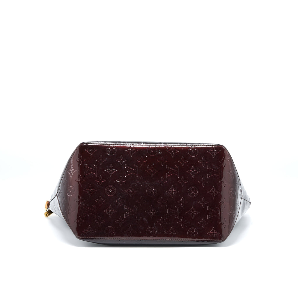 LOUIS VUITTON VERNIS BELLEVUE GM BAG PATENT AMARANTE GHW