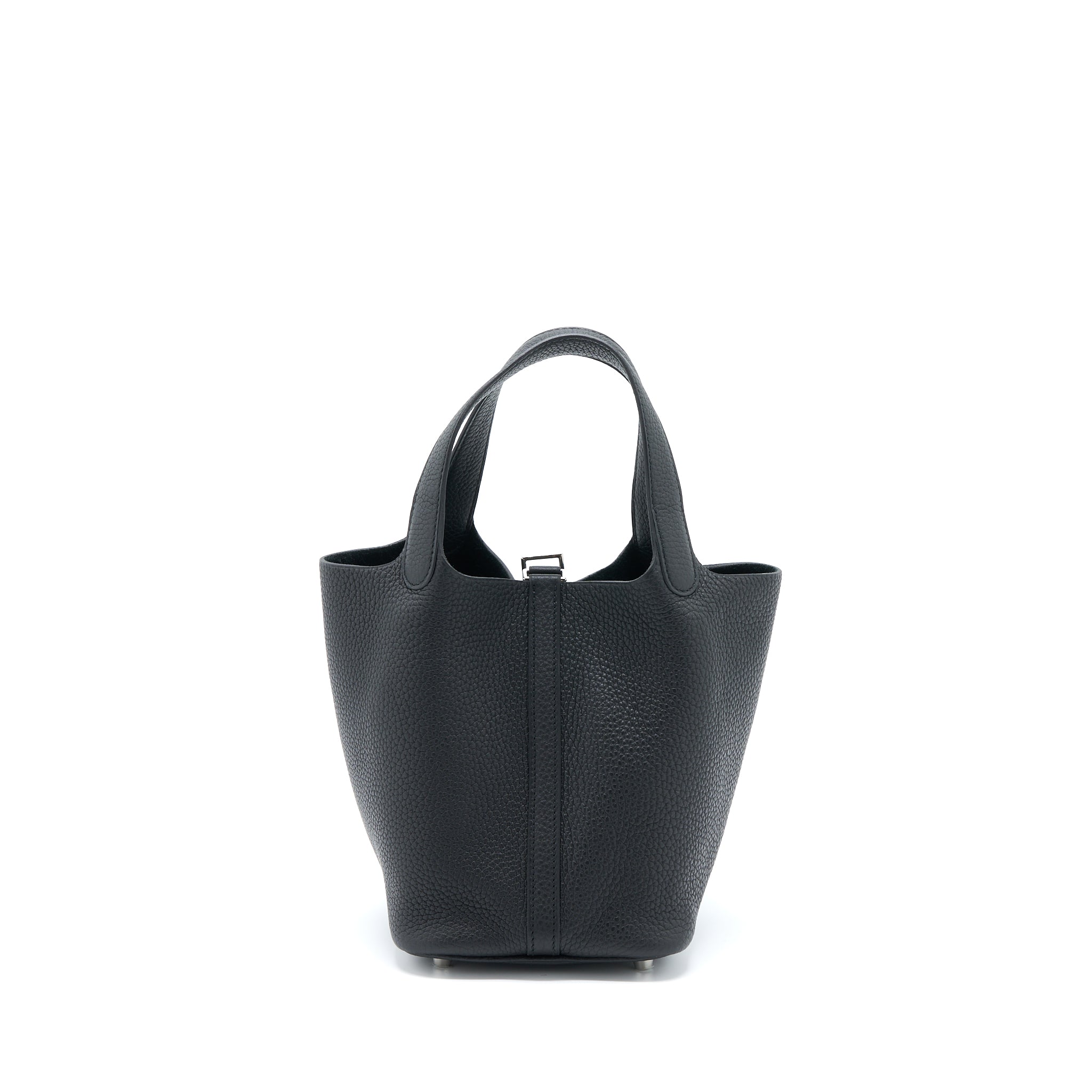 HERMES PICOTIN 18 LOCK BAG CLEMENCE BLACK SHW