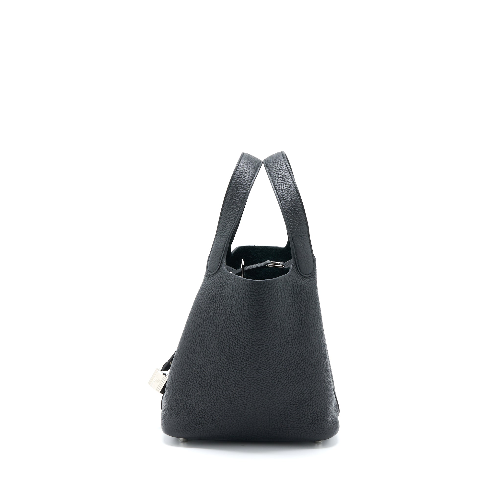 HERMES PICOTIN 18 LOCK BAG CLEMENCE BLACK SHW
