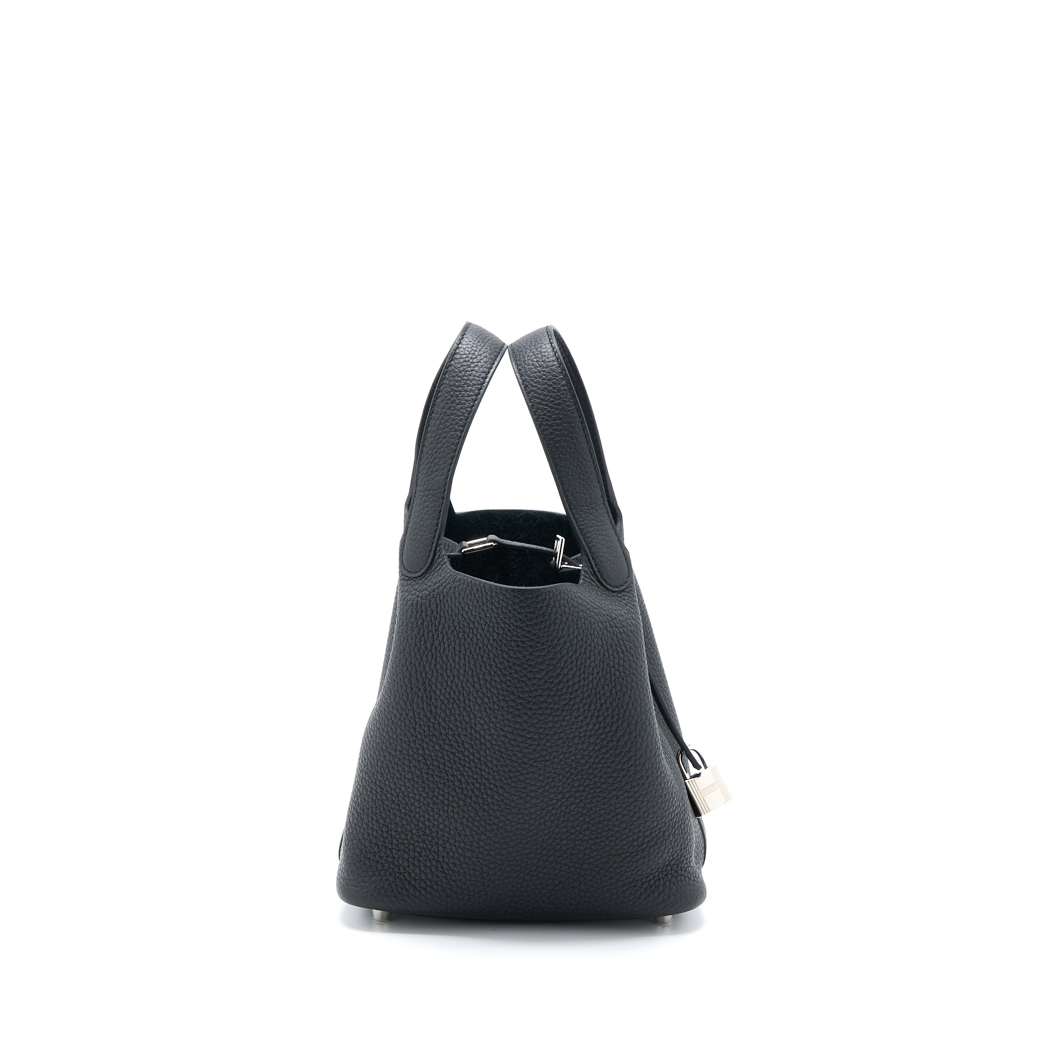 HERMES PICOTIN 18 LOCK BAG CLEMENCE BLACK SHW