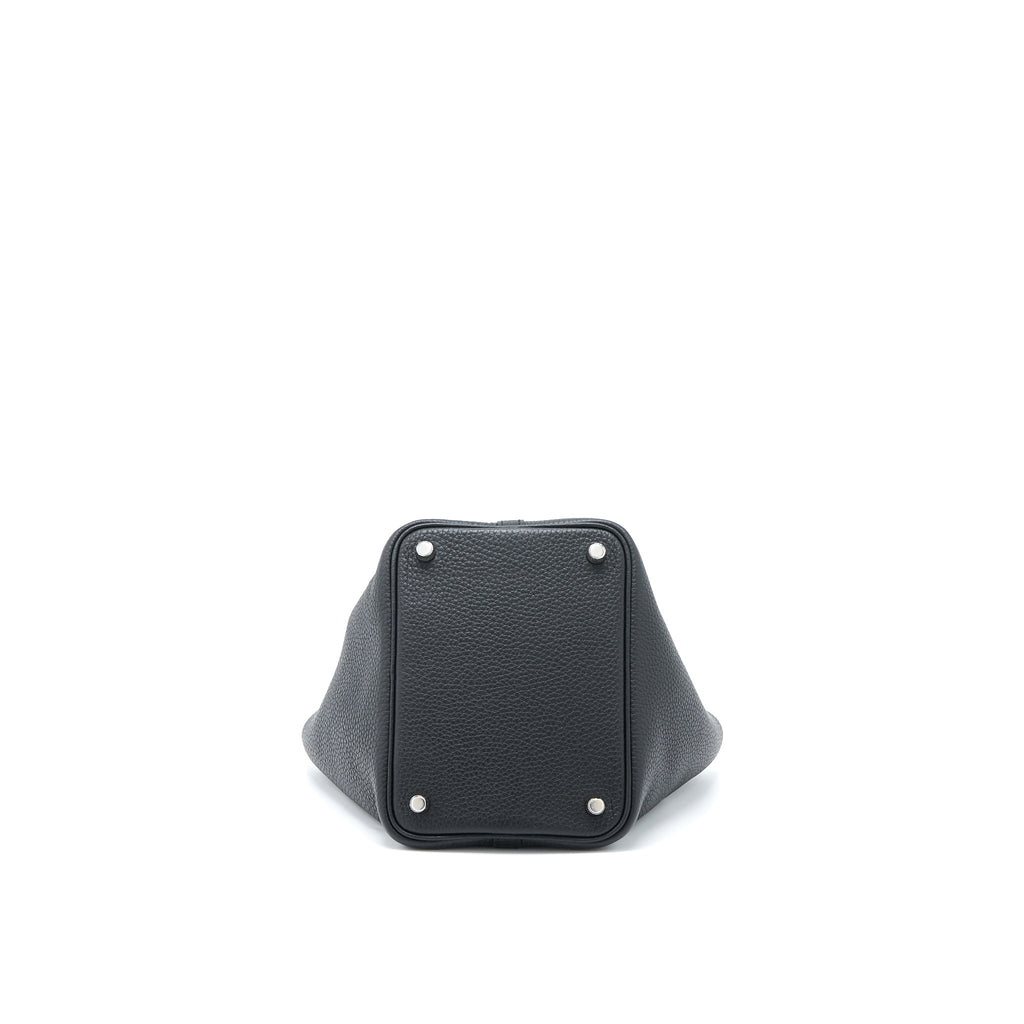 HERMES PICOTIN 18 LOCK BAG CLEMENCE BLACK SHW