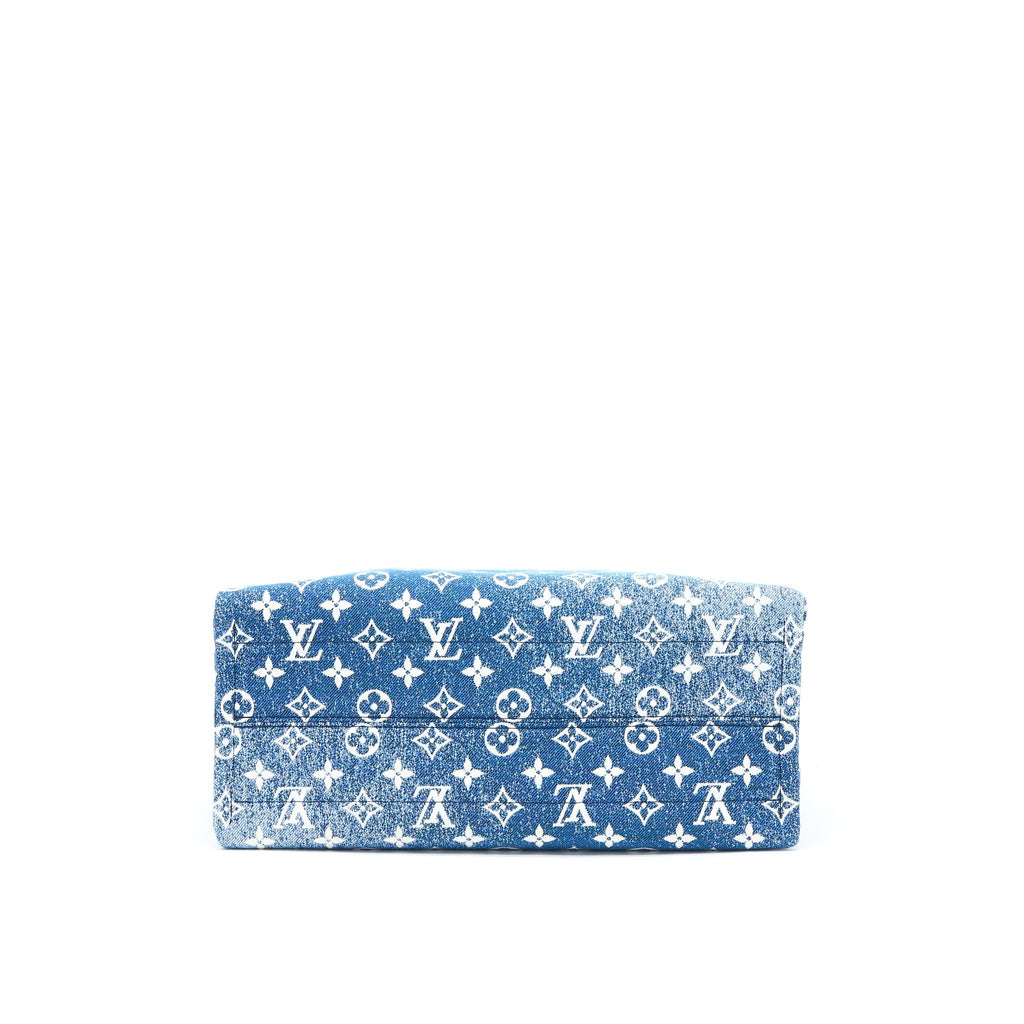 LOUIS VUITTON LIMITED EDITION ONTHEGO MM DENIM GHW