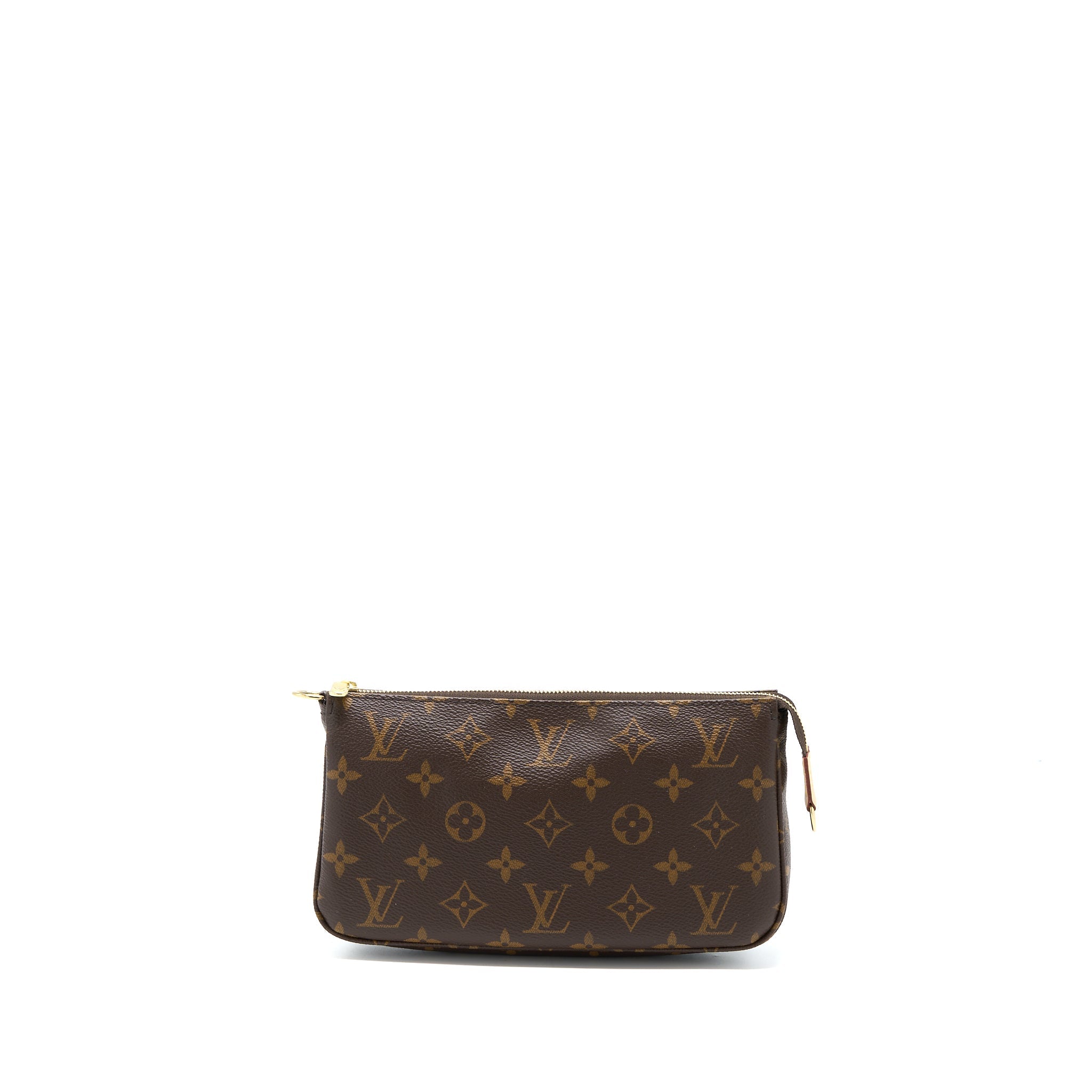 LOUIS VUITTON POCHETTE ACCESSORIES MONOGRAM CANVAS GHW (NEW VERSION)