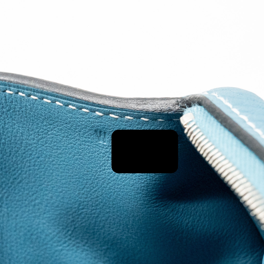 HERMES MINI LINDY CLEMENCE NEW BLUE JEAN SHW