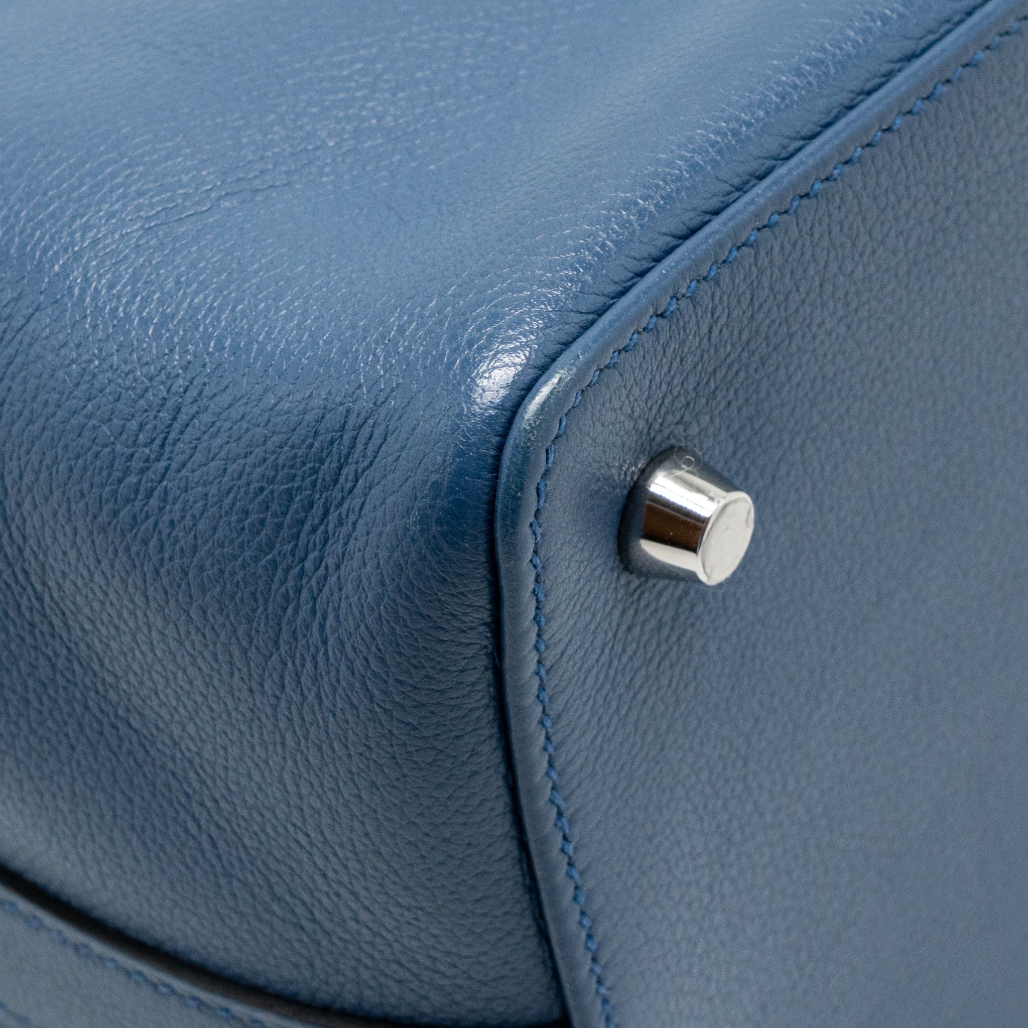 HERMES TOOLBOX 20 EVERCOLOR BLUE / LIGHT GREY SHW