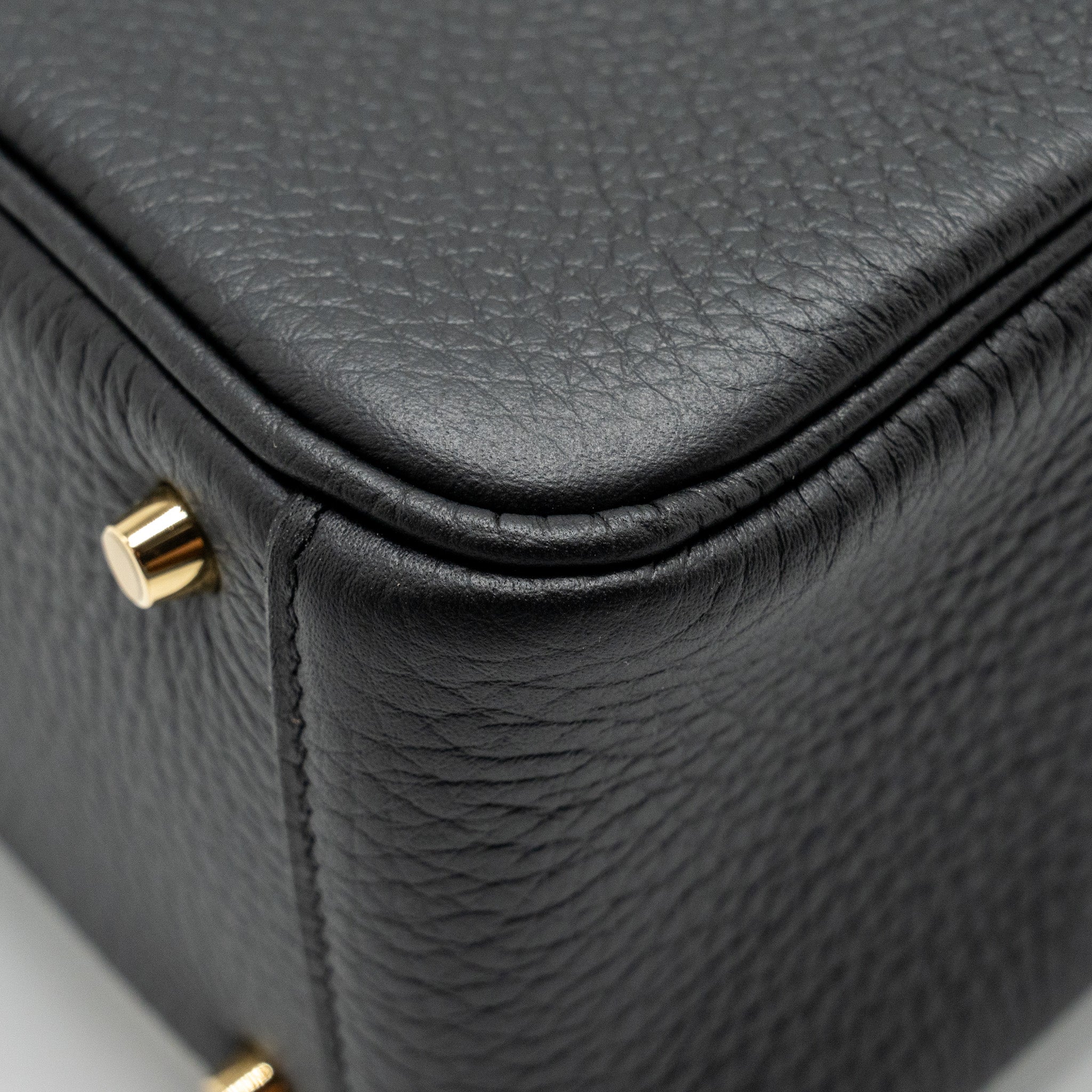 HERMES MINI LINDY II CLEMENCE BLACK GHW