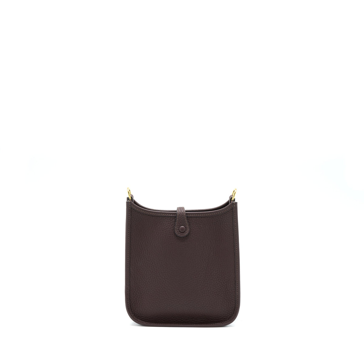 Hermes Mini Evelyne Clemence Rough H GHW With Multicolour Strap