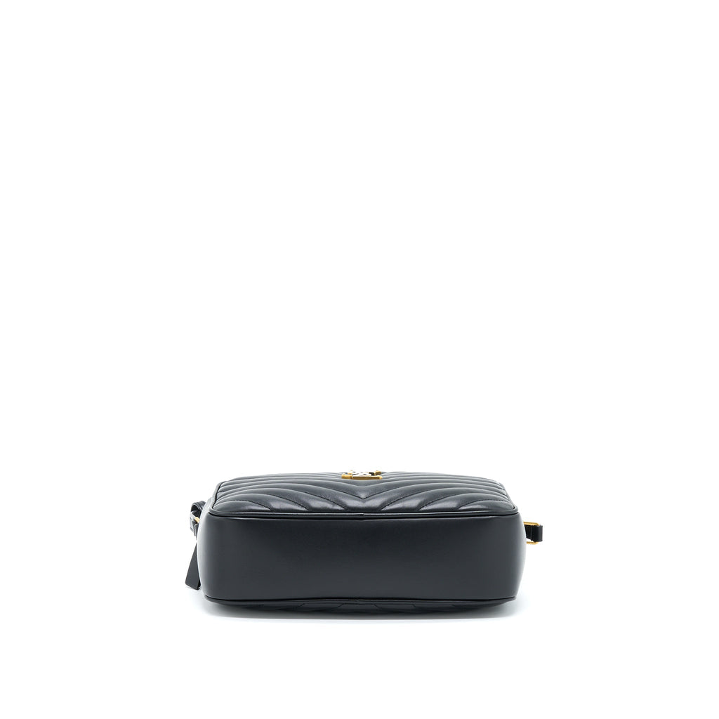 SAINT LAURENT/ YSL LOU CAMERA BAG CALFSKIN BLACK GHW