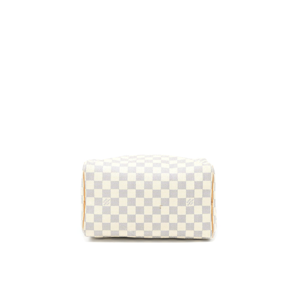 LOUIS VUITTON SPEEDY 25 DAMIER AZUR CANVAS GHW