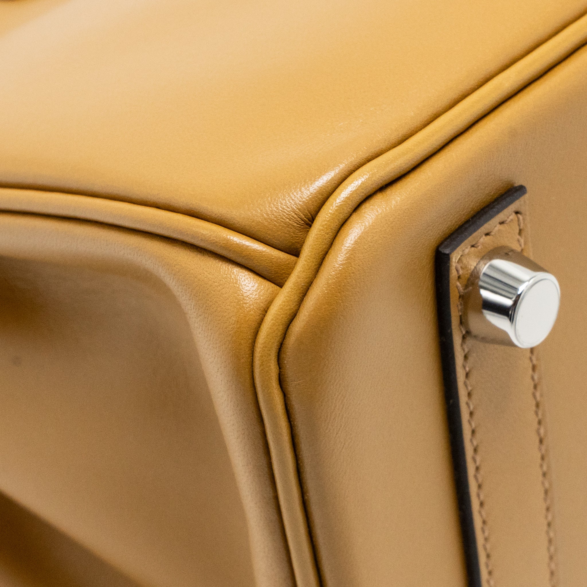 HERMES BIRKIN 25 TADELAKT LEATHER POUSSIERE SHW